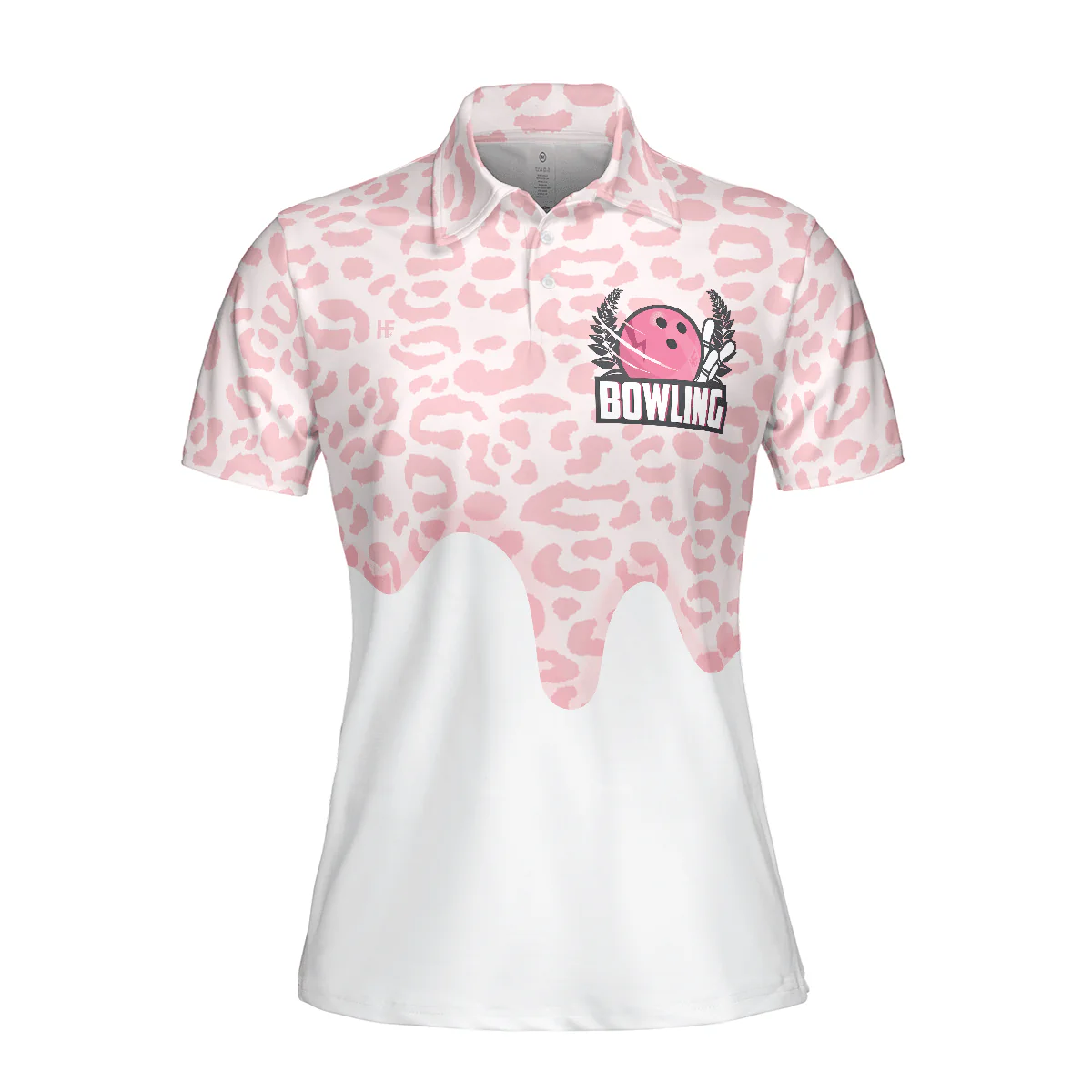Bowling Women Polo Shirt - Women Bowling Polo Shirt, I Bowl Like A Girl Try To Keep Up Bowling Polo Shirt - Gift For Wife, Family, Bowling Lovers - Image 4