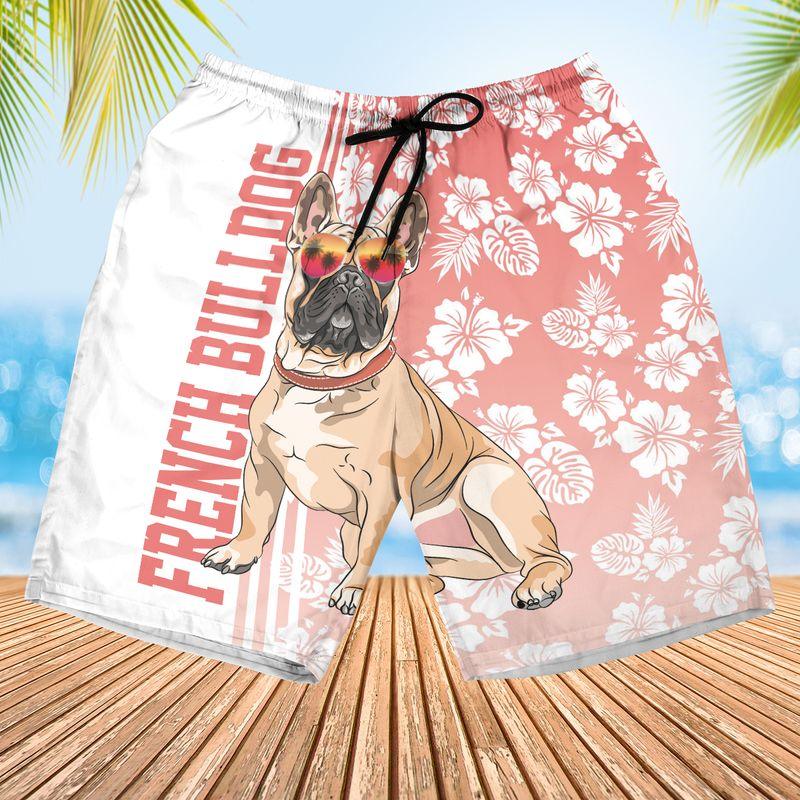 Bulldog Aloha Hawaiian Shirts For Summer, Hibiscus Flower Hawaiian Set Holiday Outfits For Men Women, Gift For Dog Lovers, Dog Mom Dad, Friend, Family - Image 3