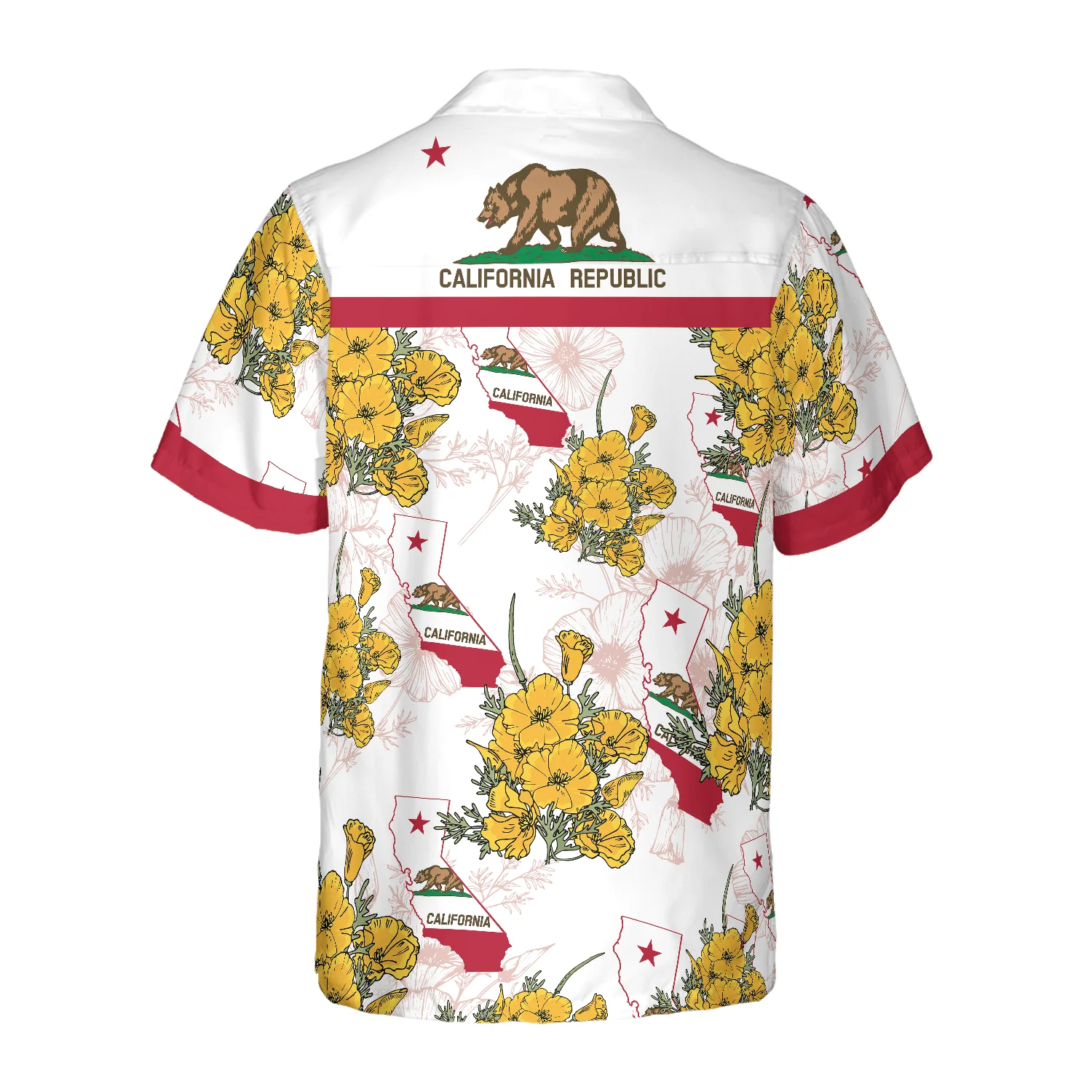 California Proud Hawaiian Shirt, Colorful Tropical Summer Aloha Shirts For Men Women, Perfect Gift For Husband, Wife, Friend, Family - Image 5