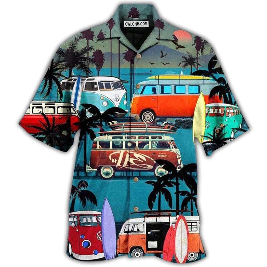 Camping Aloha Hawaiian Shirt, Camping Enjoy Your Van Life Hawaiian Shirt For Summer, Camping Aloha Shirt - Perfect Gift For Men, Women, Camping Lover - Image 2
