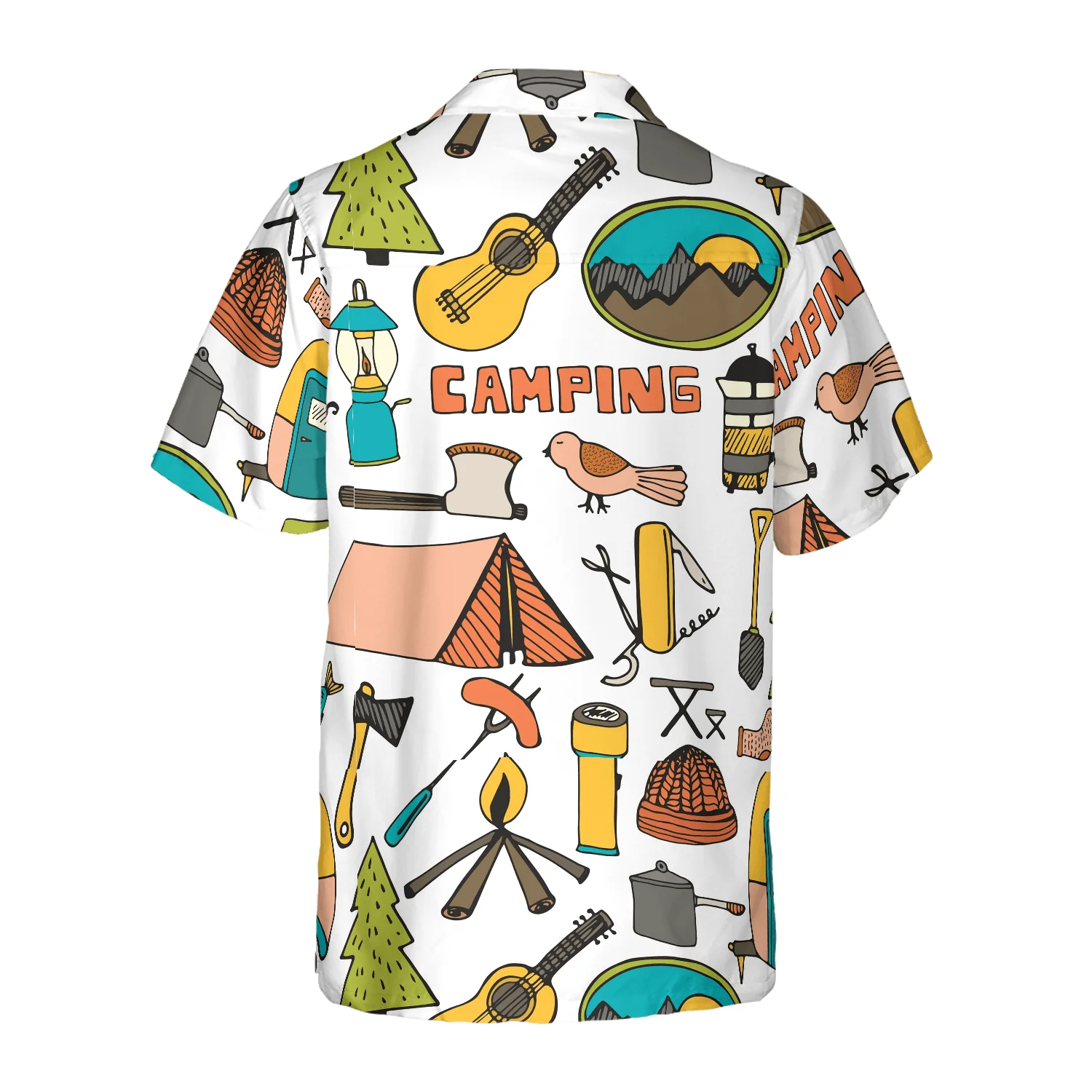 Camping Hawaiian Shirt, Camping Travel Road Trip, Colorful Summer Aloha Shirt For Men Women, Perfect Gift For Friend, Team, Unique Shirt For Camping - Image 2