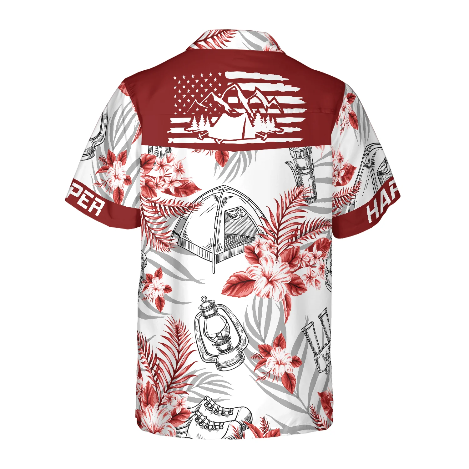 Camping Hawaiian Shirt For Summer, Happy Camper Colorful Shirt For Men Women, Perfect Gift For Friend, Team, Family, Camping Lovers - Image 2