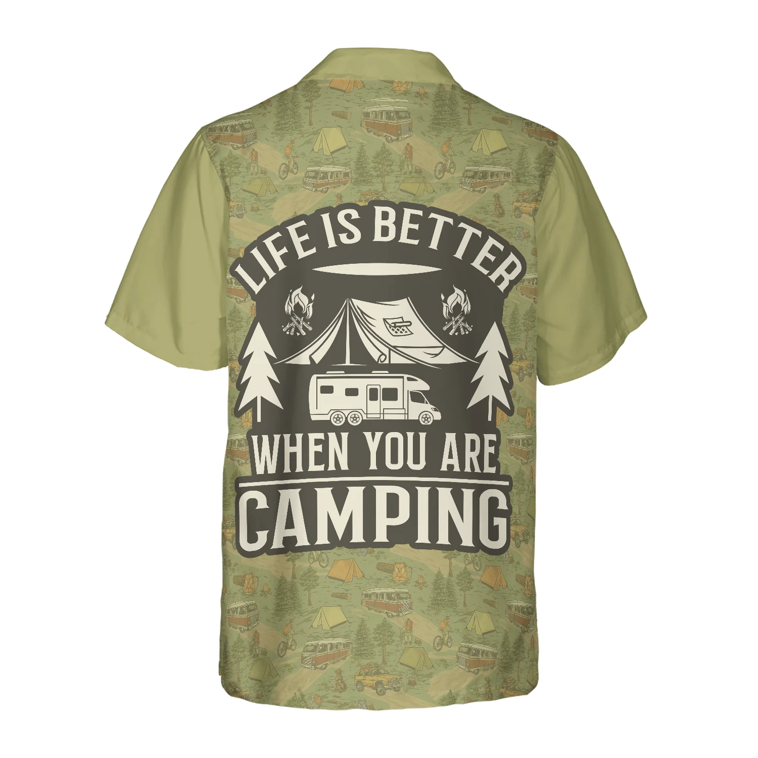 Camping Hawaiian Shirt, Life Is Better When You Are Camping, Colorful Summer Aloha Shirt For Men Women, Gift For Friend, Team, Family, Camping Lover - Image 5