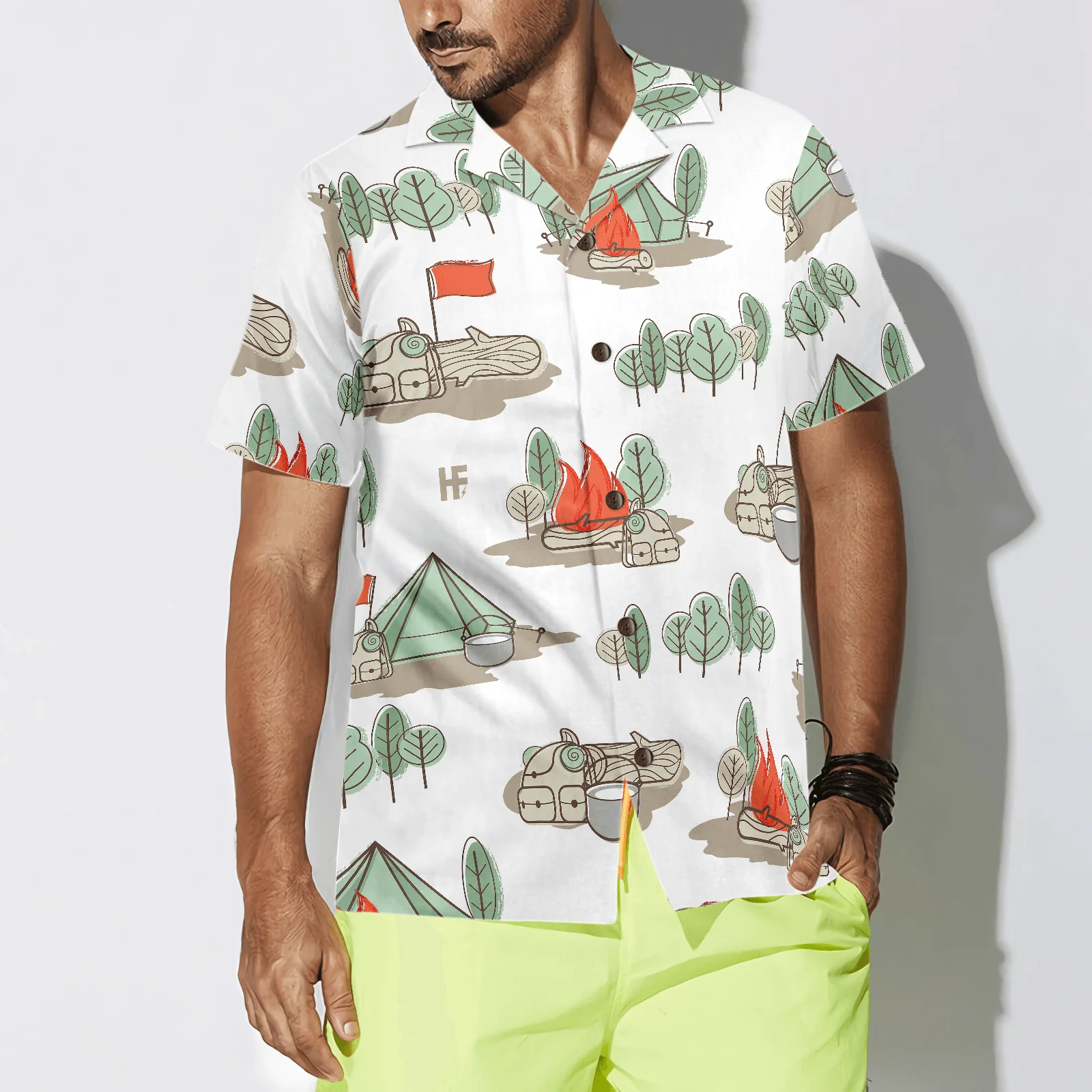 Camping Hawaiian Shirt, The Best Days Are Spent Camping, Colorful Summer Aloha Shirt For Men Women, Perfect Gift For Friend, Team, Family - Image 2