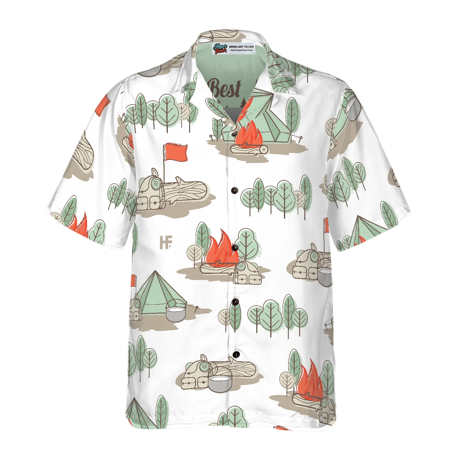 Camping Hawaiian Shirt, The Best Days Are Spent Camping, Colorful Summer Aloha Shirt For Men Women, Perfect Gift For Friend, Team, Family - Image 5