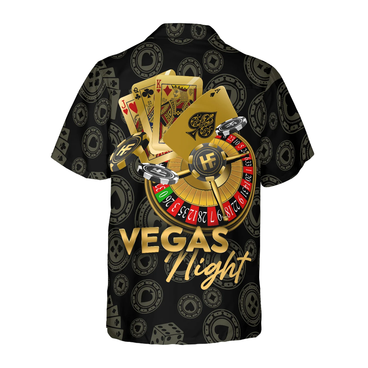 Casino Hawaiian Shirt, Vegas Night in Casino Hawaiian Shirt, Colorful Gambling Summer Aloha Shirts For Men Women, Gift For Husband, Wife, Friend, Family - Image 2