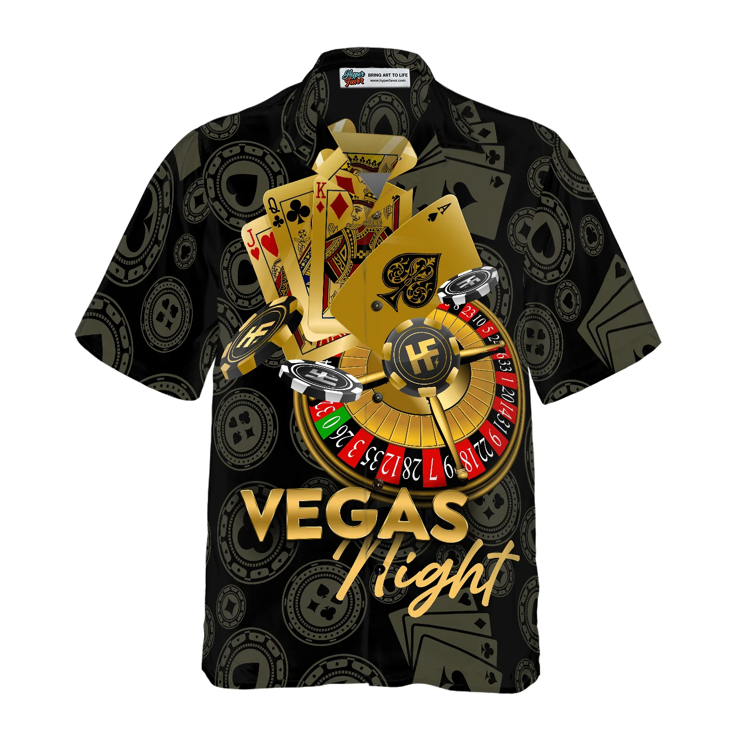 Casino Hawaiian Shirt, Vegas Night in Casino Hawaiian Shirt, Colorful Gambling Summer Aloha Shirts For Men Women, Gift For Husband, Wife, Friend, Family - Image 3