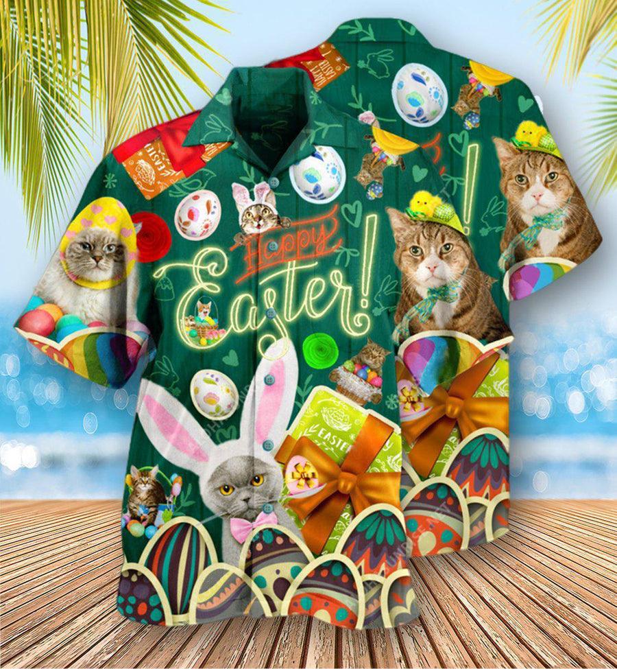 Cat Hawaiian Shirt For Summer, Cat Easter Blessings To You And Your Cats - Best Gift For Men Women, Friend, Team, Cat Lovers