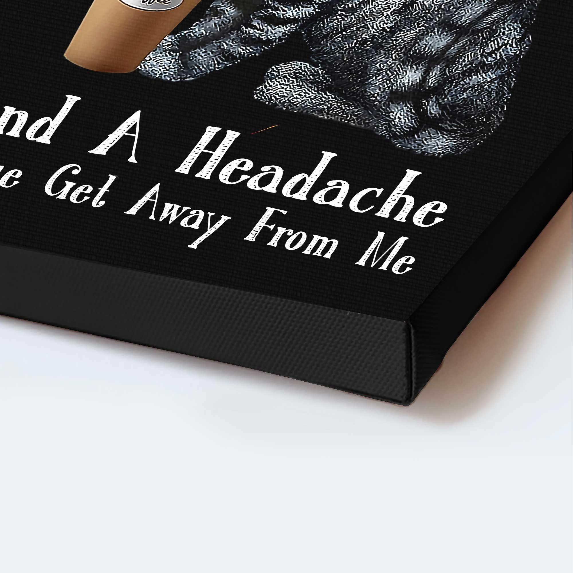 Cat Portrait Canvas - You Smell Like Drama And A Headache, Please Get Away From Me Canvas - Perfect Gift For Cat Lover, Friend, Family - Image 4