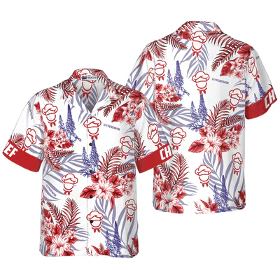 Chef Hawaiian Shirt, Proud Chef Bluebonnet Aloha Shirt For Men - Gift For Chef, Husband, Boyfriend, Family, Friends