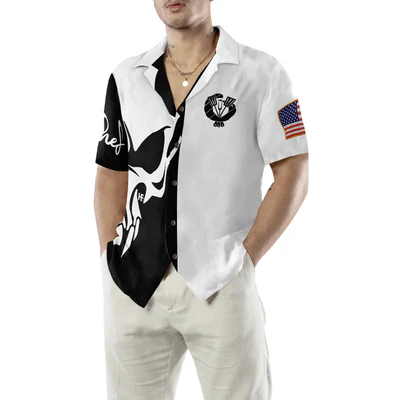 Chef Hawaiian Shirt, Skull Chef American Flag Aloha Shirt For Men - Perfect Gift For Chef, Husband, Boyfriend, Friend, Family - Image 5