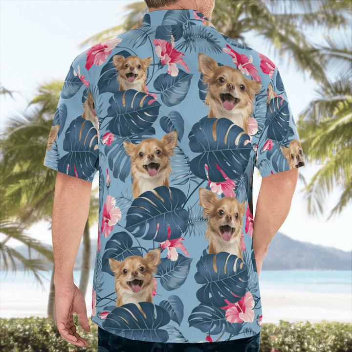 Chihuahua Aloha Hawaiian Shirt, Chihuahua Tropical Floral Pattern Aloha Shirt For Summer, Chihuahua Aloha Shirt-Perfect Gift For Men, Women, Dog Lover