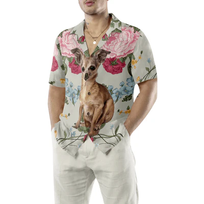 Chihuahua Hawaiian Shirt, Chihuahua Floral, Pink Roses Aloha Shirt For Men And Women - Perfect Gift For Chihuahua Lovers, Friends, Family - Image 4