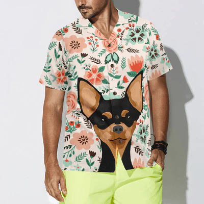 Chihuahua Hawaiian Shirt, Chihuahua Lover, Happiness Is Chihuahua Kisses Aloha Shirt For Men - Perfect Gift For Chihuahua Lovers, Friends, Family - Image 4