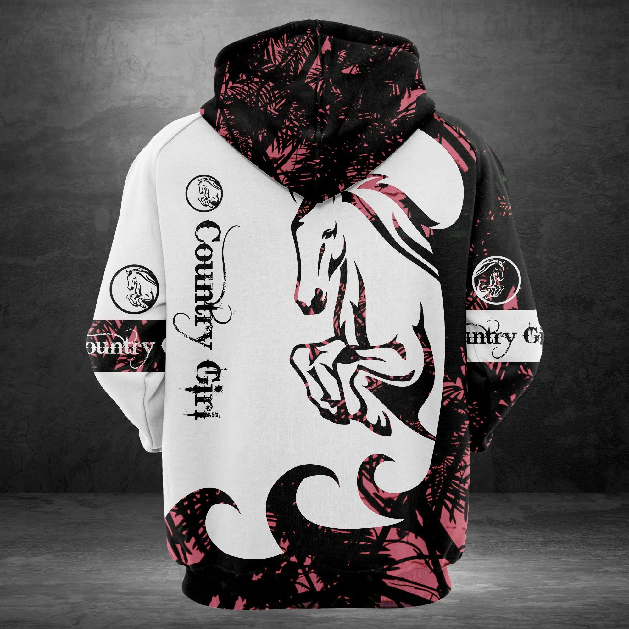 Country Girl Horse Pullover Premium Hoodie, Perfect Outfit For Men And Women On Christmas New Year Autumn Winter - Image 2