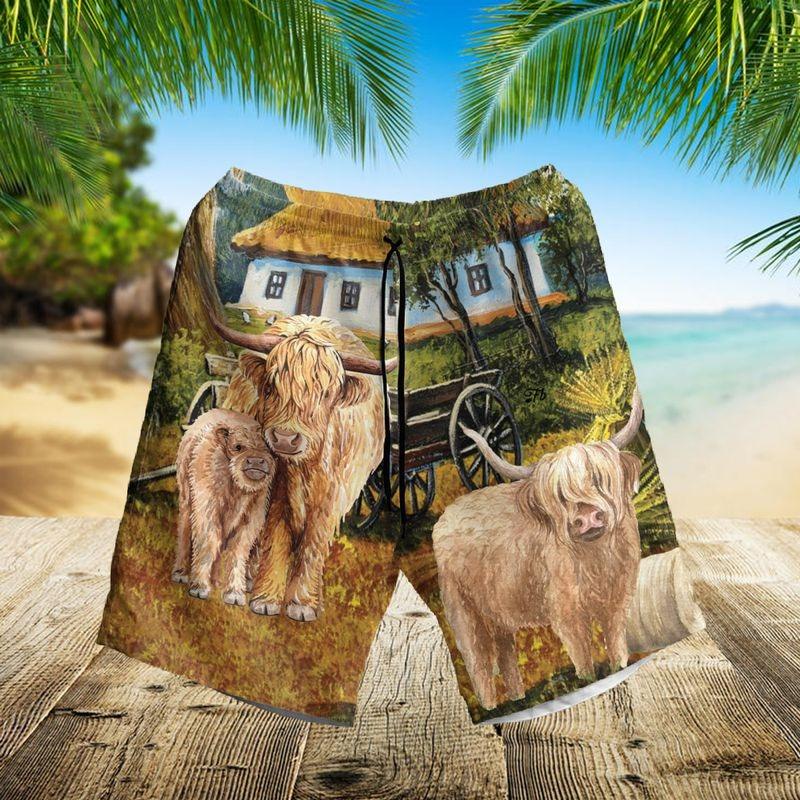Cow Cattle Aloha Hawaiian Shirt - Highlan Cattle Hawaiian Shirt, Farmer Summer Hawaiian Shirt For Men & Women, Cow Lover - Image 2