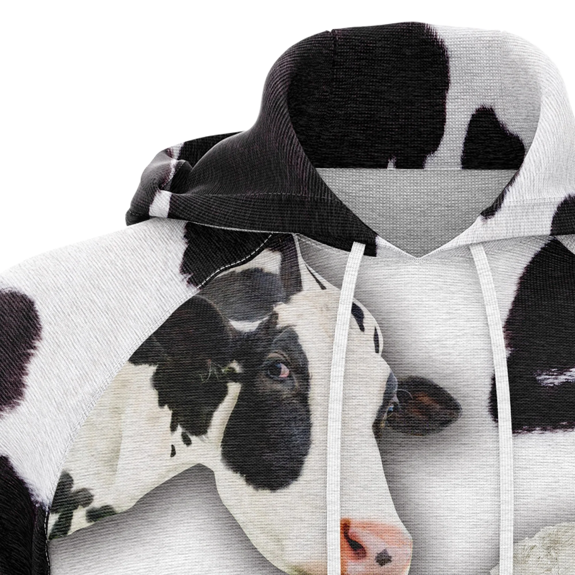 Cow Funny Premium Hoodie, Perfect Outfit For Men And Women On Christmas New Year Autumn Winter - Image 2