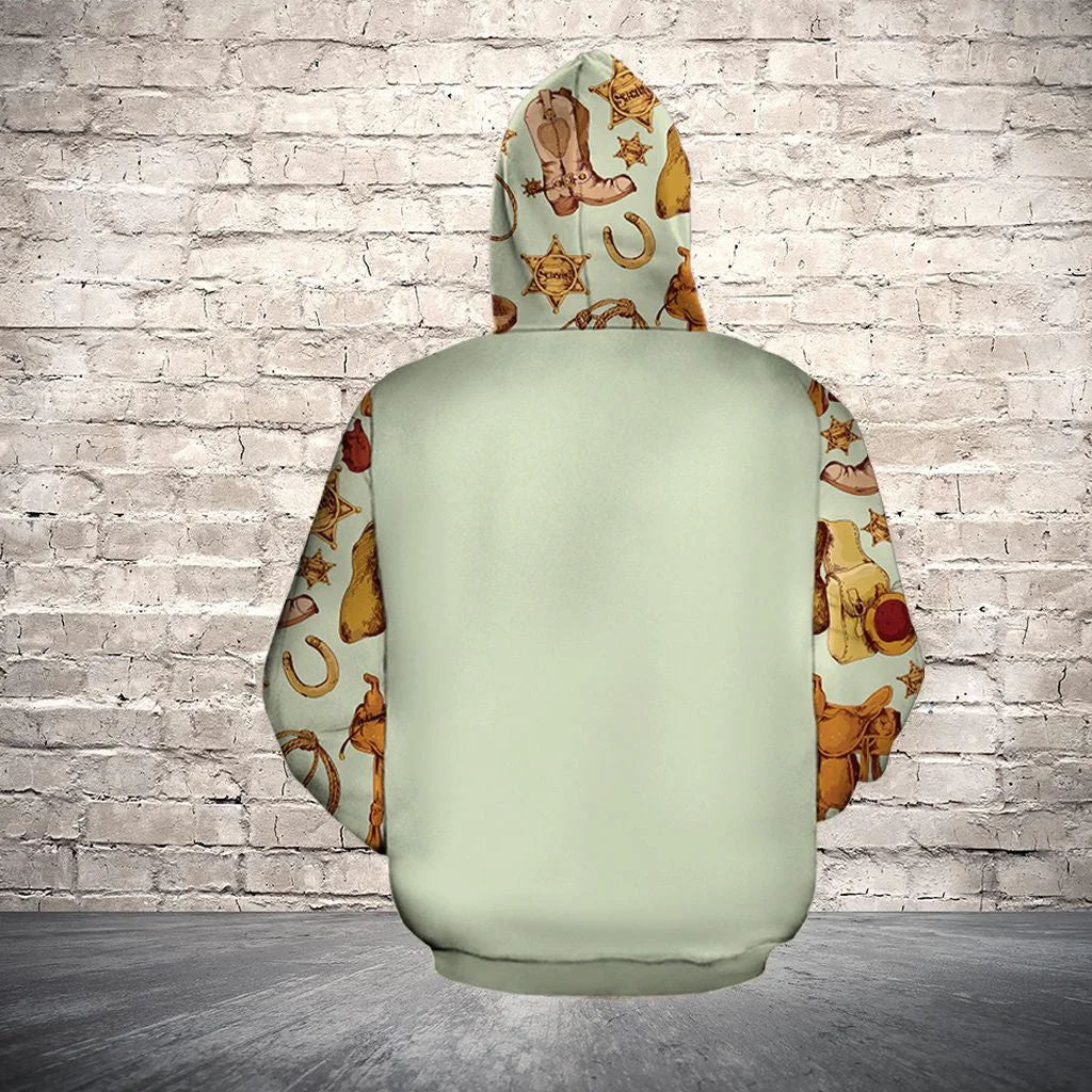 Cowboy Boots Flower Pullover Premium Hoodie, Perfect Outfit For Men And Women On Christmas New Year Autumn Winter - Image 3