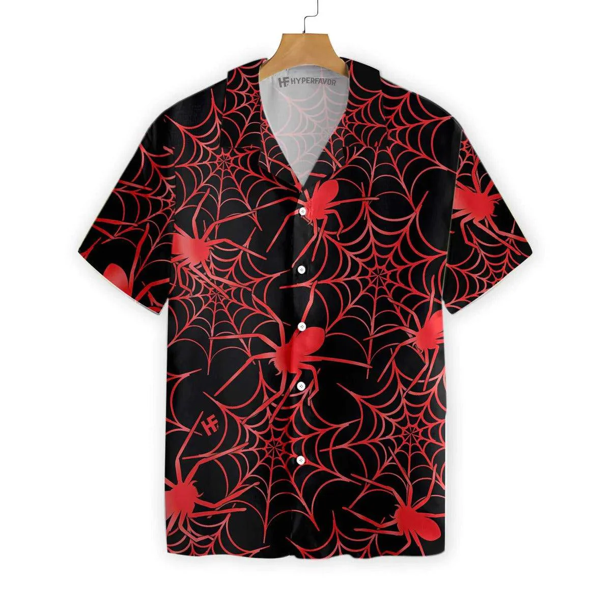 Creepy Spider Halloween Hawaiian Shirt - Perfect Gift For Lover, Friend, Family - Image 2