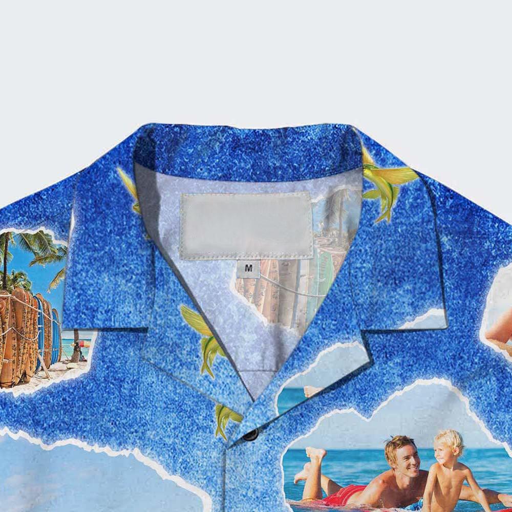 Custom Aloha Hawaii Shirt - Custom Photo Top Moments Personalized Hawaiian Shirt For Summer - Perfect Gift For Dog Lovers, Friend, Family - Image 2