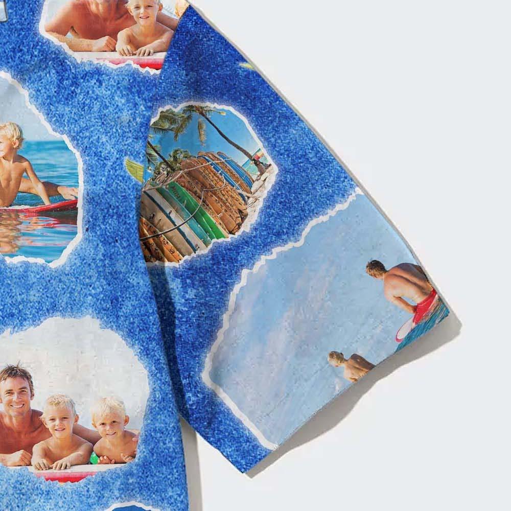 Custom Aloha Hawaii Shirt - Custom Photo Top Moments Personalized Hawaiian Shirt For Summer - Perfect Gift For Dog Lovers, Friend, Family - Image 3