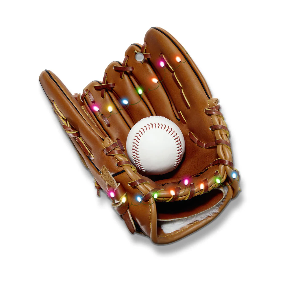 Custom Baseball Acrylic Ornament, Personalized Baseball Gear Catcher's Mitt Acrylic Ornament - Perfect Gift For Baseball Lover, Christmas, New Year - Image 2