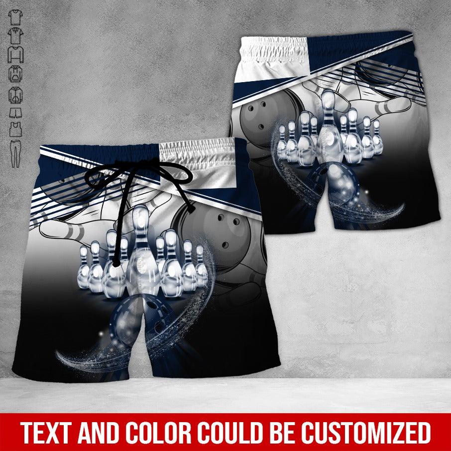Custom Bowling Aloha Hawaiian Shirt - Cool Bowling Bowl Pattern And Beer Personalized Name Hawaiian Shirt For Men & Women, Bowling Lover - Image 5