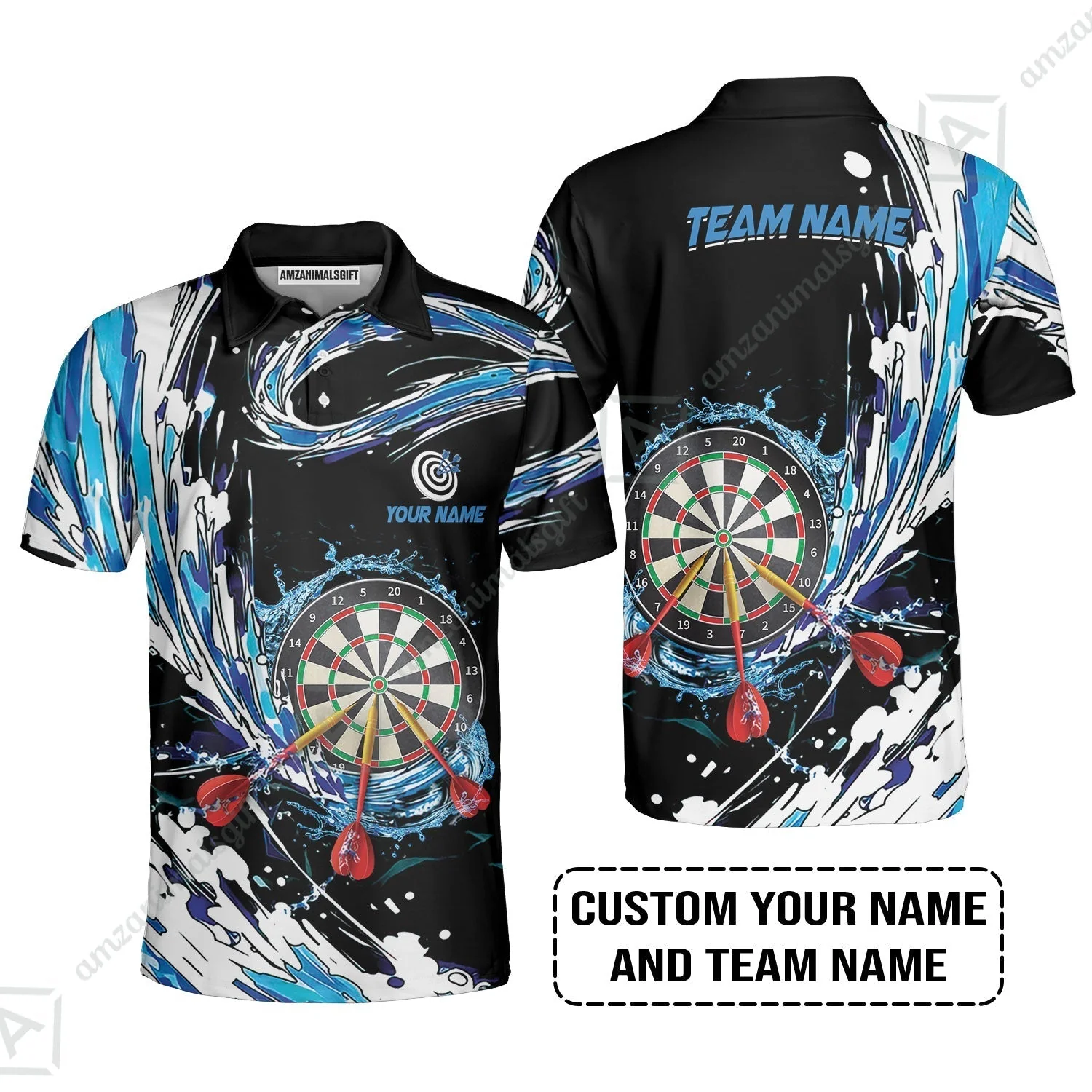 Custom Breath Of Water Darts Hoodie, Personalized Darts For Team Hoodie - Image 5
