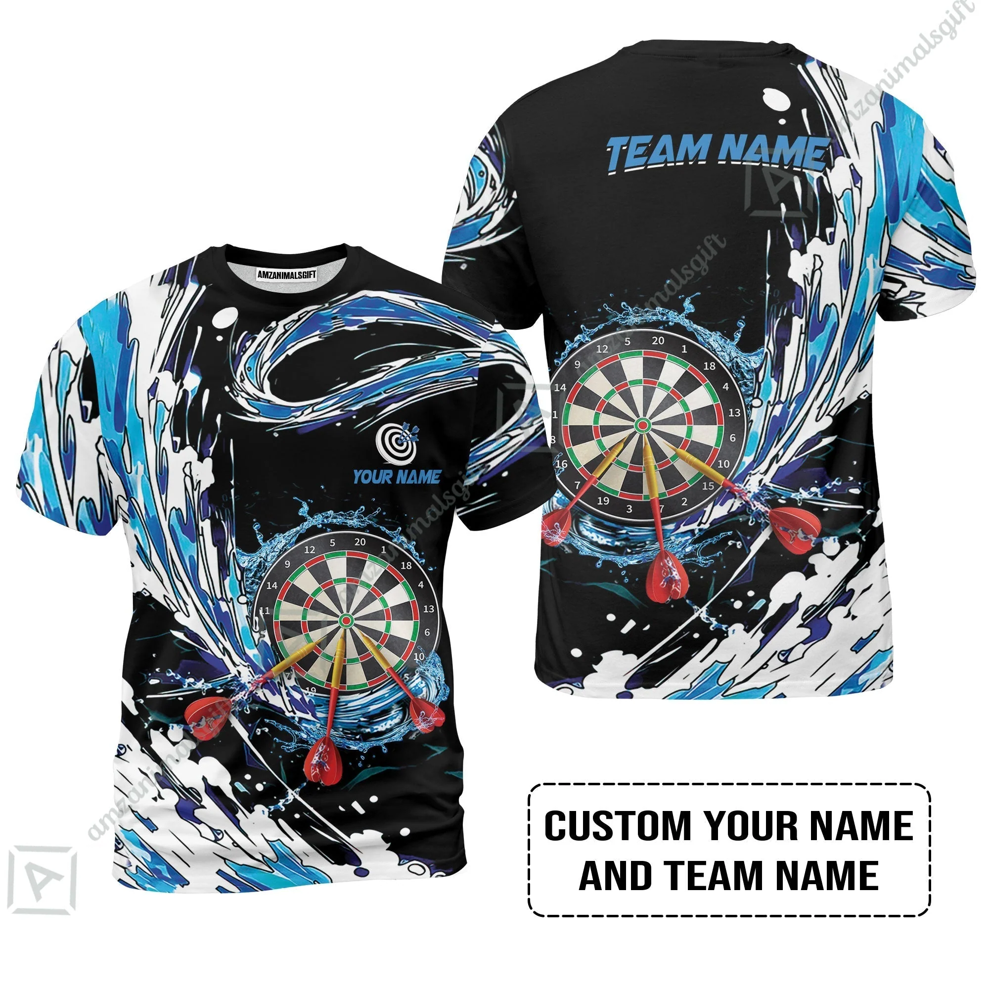 Custom Breath Of Water Darts Hoodie, Personalized Darts For Team Hoodie - Image 8