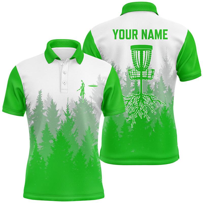 Custom Disc Golf Men Polo Shirt - Disc Golf Basket Hole In The Woods Custom Name Multicolor Apparel - Personalized Gift For Disc Golf Lover, Men, Husband, Team - Image 21