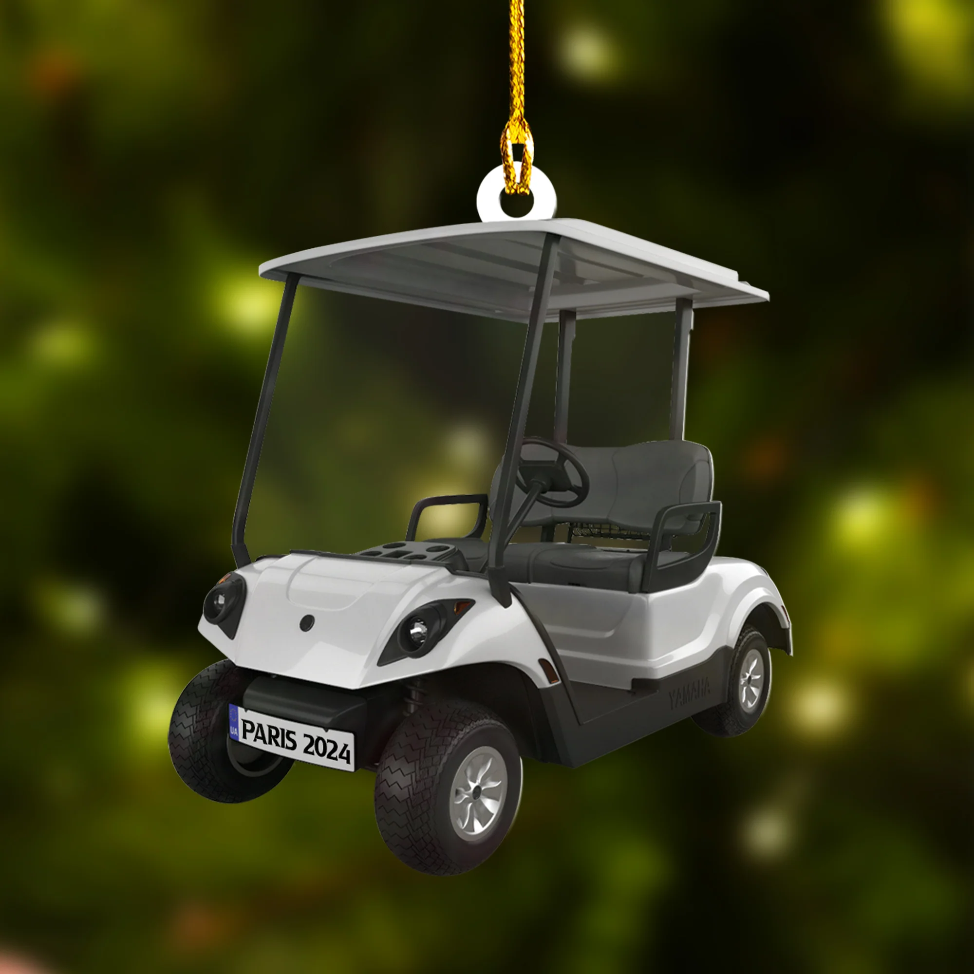 Custom Golf Christmas Car Ornament, Personalized Golf Car Ornament Gift For Golf Lover Golf Players, Christmas,New Year - Image 8