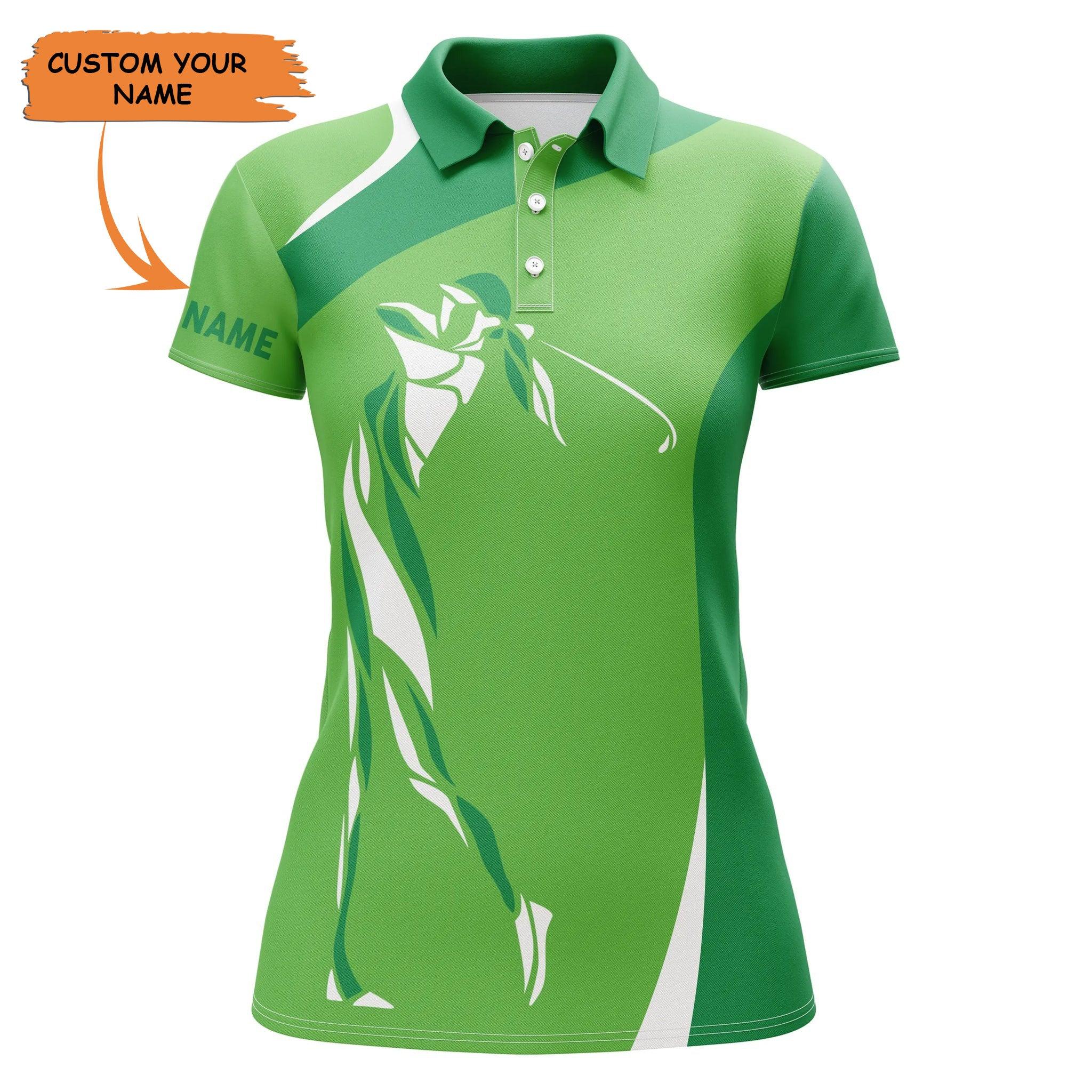 Custom Golf Women Polo Shirt - Women Golf Polo Shirt Custom Name Ladies Golf Top For Women, Personalized Unique - Perfect Polo Shirt For Women