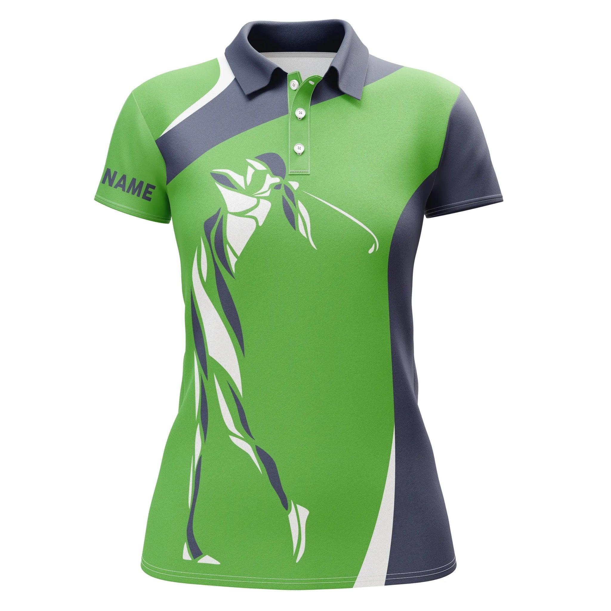 Custom Golf Women Polo Shirt - Women Golf Polo Shirt Custom Name Ladies Golf Top For Women, Personalized Unique - Perfect Polo Shirt For Women - Image 3