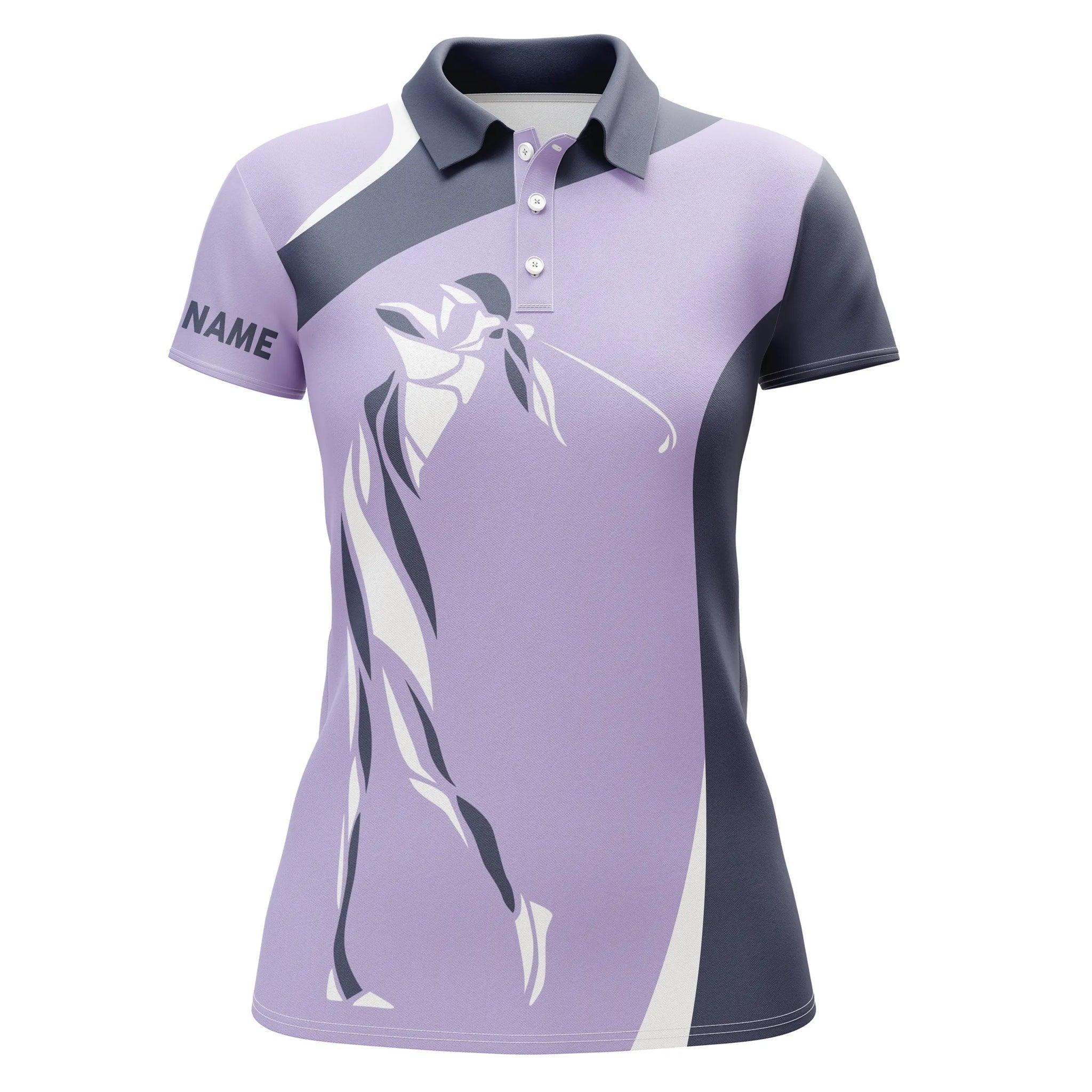 Custom Golf Women Polo Shirt - Women Golf Polo Shirt Custom Name Ladies Golf Top For Women, Personalized Unique - Perfect Polo Shirt For Women - Image 4