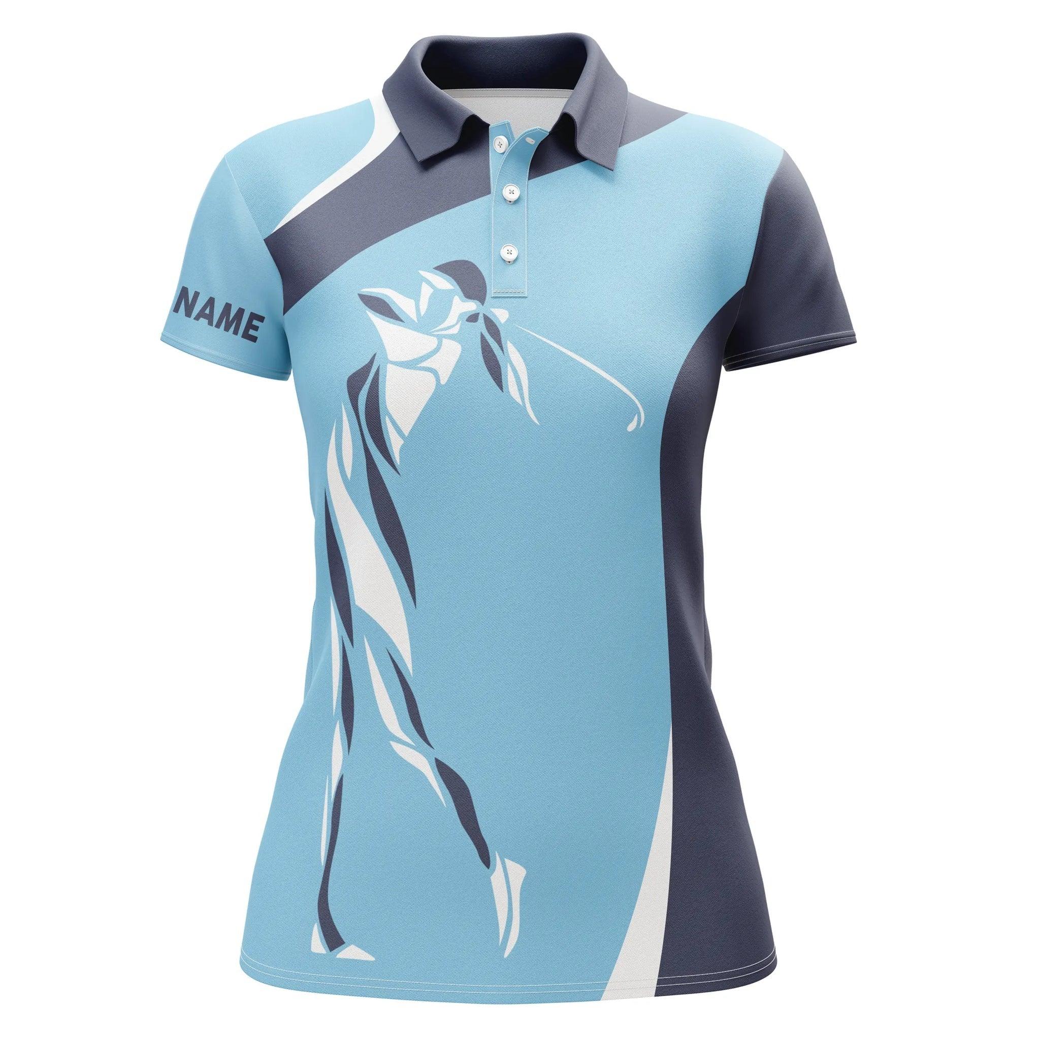 Custom Golf Women Polo Shirt - Women Golf Polo Shirt Custom Name Ladies Golf Top For Women, Personalized Unique - Perfect Polo Shirt For Women - Image 5