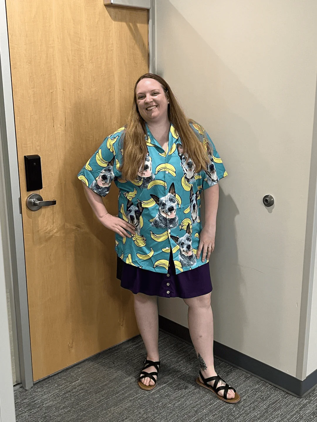 Custom Hawaiian Shirt With Pet Face - Banana Pattern Mint Color, Custom Dog & Cat Aloha Shirt- Personalized Hawaiian Shirt For Men & Women, Pet Lovers - Image 6
