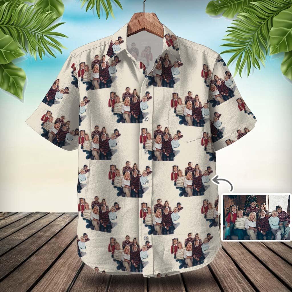 Custom Moments Aloha Hawaii Shirt - Custom Photo The Most Meaningful Moment Personalized Hawaiian Shirt For Summer - Perfect Gift For Friend, Family - Image 4
