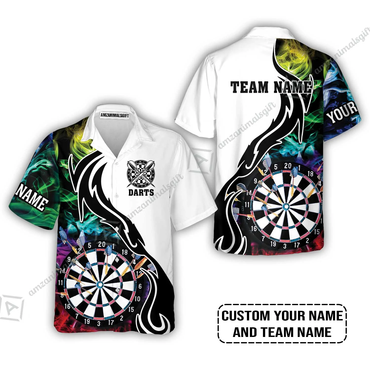 Custom Multicolor Darts Hoodie, Personalized Darts For Team Hoodie - Image 7
