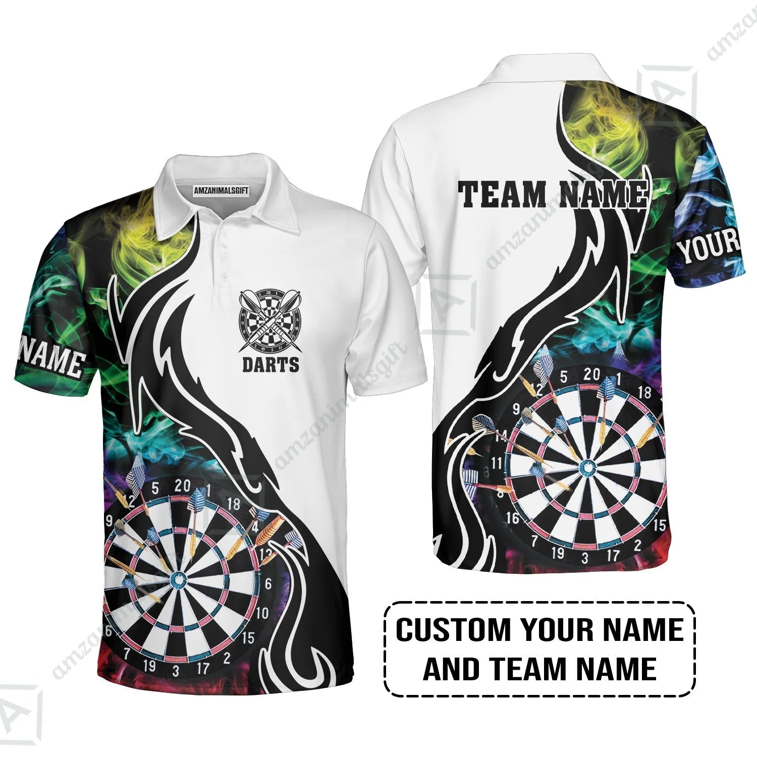 Custom Multicolor Darts Sweatshirt, Personalized Darts For Team Sweatshirt - Image 6
