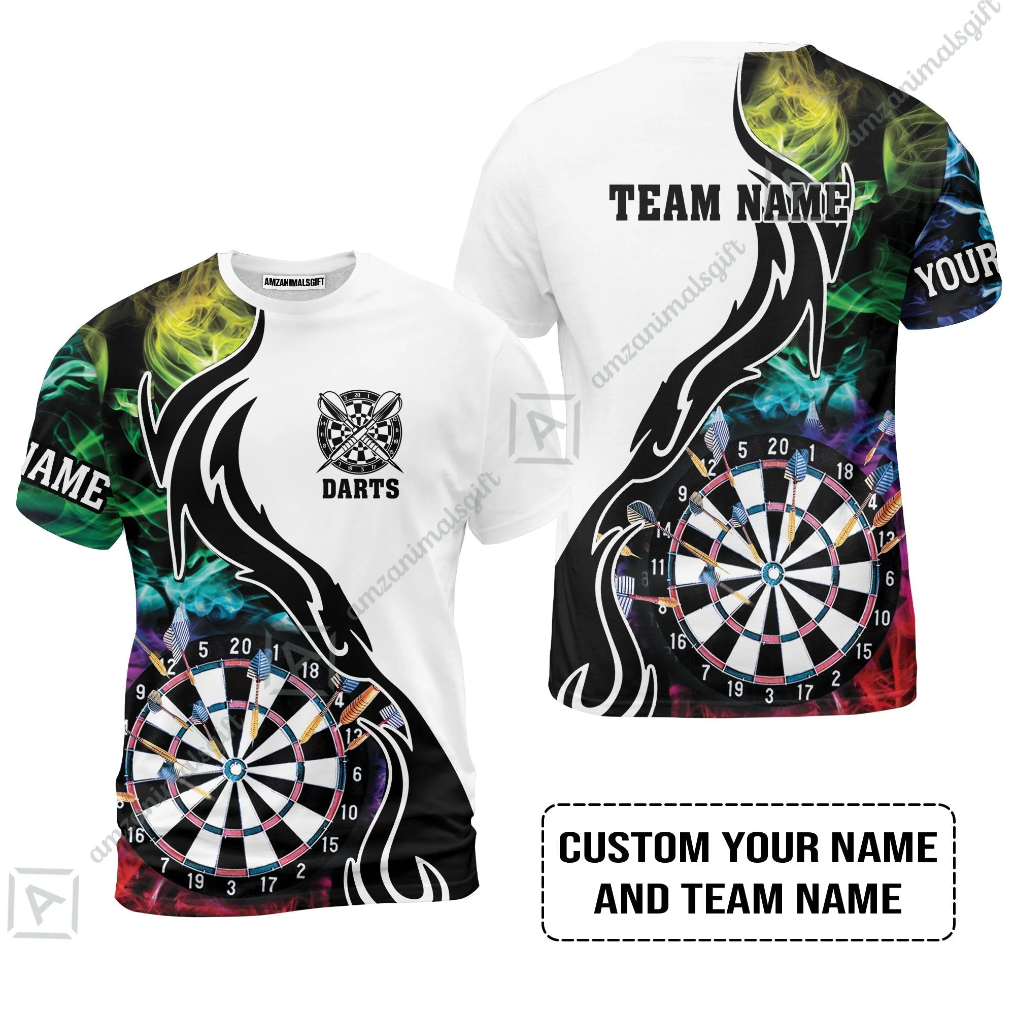 Custom Multicolor Darts Sweatshirt, Personalized Darts For Team Sweatshirt - Image 8