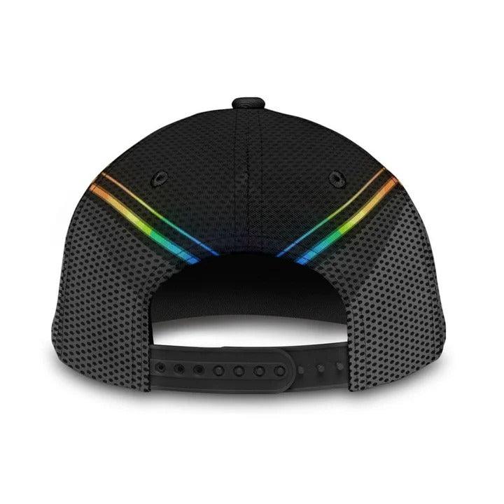 Custom Name LGBT Cap, Personalized Name Symbols Rainbow Classic Cap Hat For Men And Women, Perfect Gift For Friend - I Don't Need Anyone's Approval - Image 4