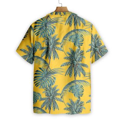 Custom Name Panda Hawaiian Shirt, Panda Yellow Tropical Custom Aloha Shirt For Men - Perfect Gift For Men, Husband, Boyfriend, Friend, Family - Image 2