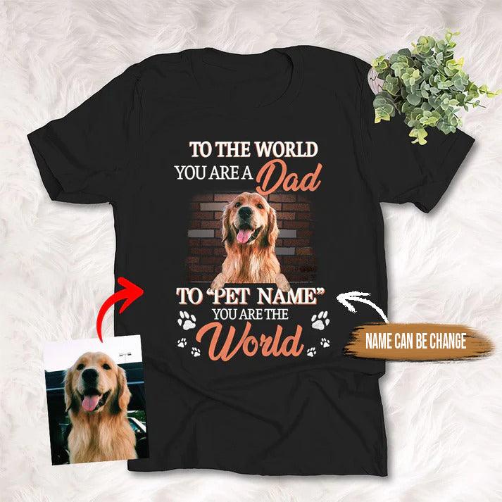 Custom Pet Dog Unisex T Shirt - Pet Portrait Unisex T-shirt Special Personalized Unisex T Shirt - Gift For Dog Lovers, Friend, Family