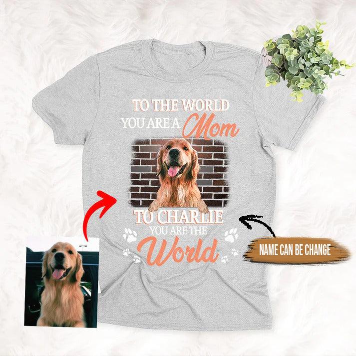 Custom Pet Dog Unisex T Shirt - Pet Portrait Unisex T-shirt Special Personalized Unisex T Shirt - Gift For Dog Lovers, Friend, Family - Image 2