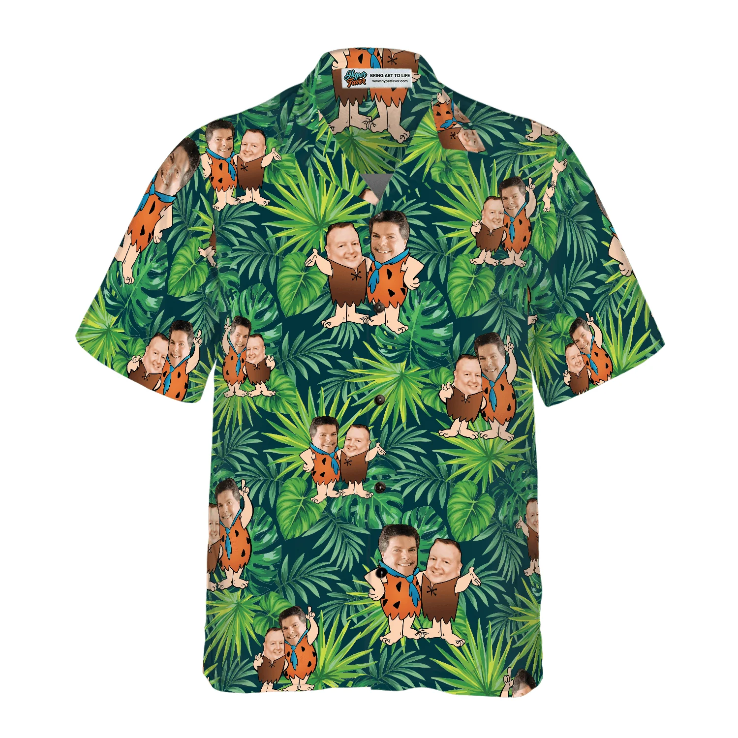 Customize Cartoon Aloha Hawaiian Shirt For Summer, Custom Photo Tropical Personalized Hawaiian Shirt For Men Women, Best Gift For Friend, Family, Team - Image 5