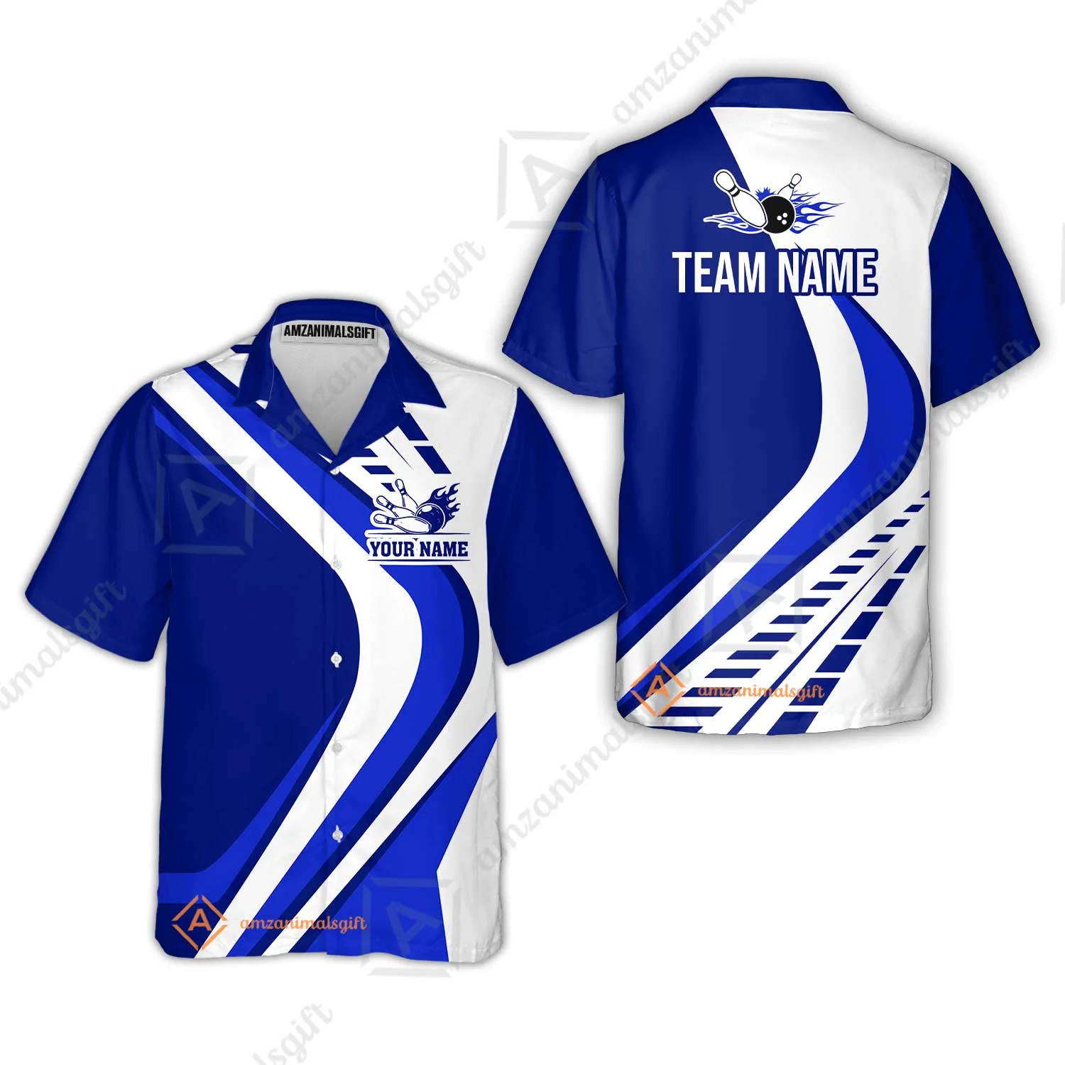 Customize Your Name, Team Name Bowling Jersey, Bowling Team Jersey Multicolor Polo Quarter-Zip Shirts, Custom Bowling Uniforms Jerseys - Image 26