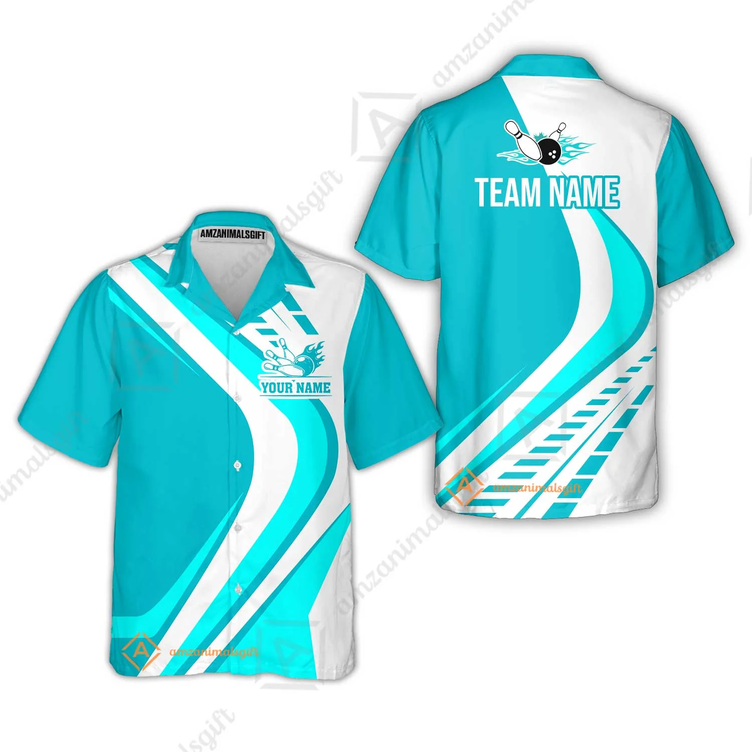 Customize Your Name, Team Name Bowling Jersey, Bowling Team Jersey Multicolor Polo Quarter-Zip Shirts, Custom Bowling Uniforms Jerseys - Image 27