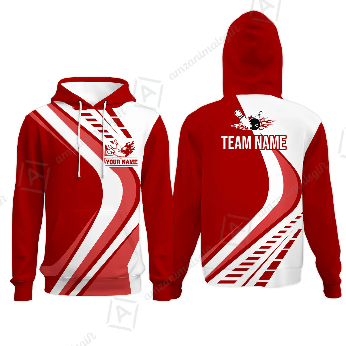 Customize Your Name, Team Name Bowling Jersey, Bowling Team Jersey Multicolor Polo Quarter-Zip Shirts, Custom Bowling Uniforms Jerseys - Image 50