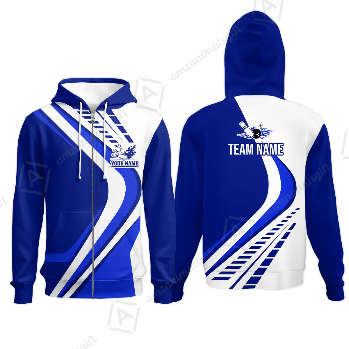 Customize Your Name, Team Name Bowling Jersey, Bowling Team Jersey Multicolor Polo Quarter-Zip Shirts, Custom Bowling Uniforms Jerseys - Image 52