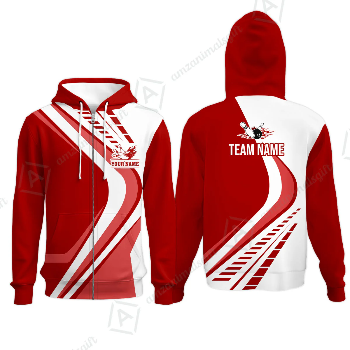 Customize Your Name, Team Name Bowling Jersey, Bowling Team Jersey Multicolor Polo Quarter-Zip Shirts, Custom Bowling Uniforms Jerseys - Image 55